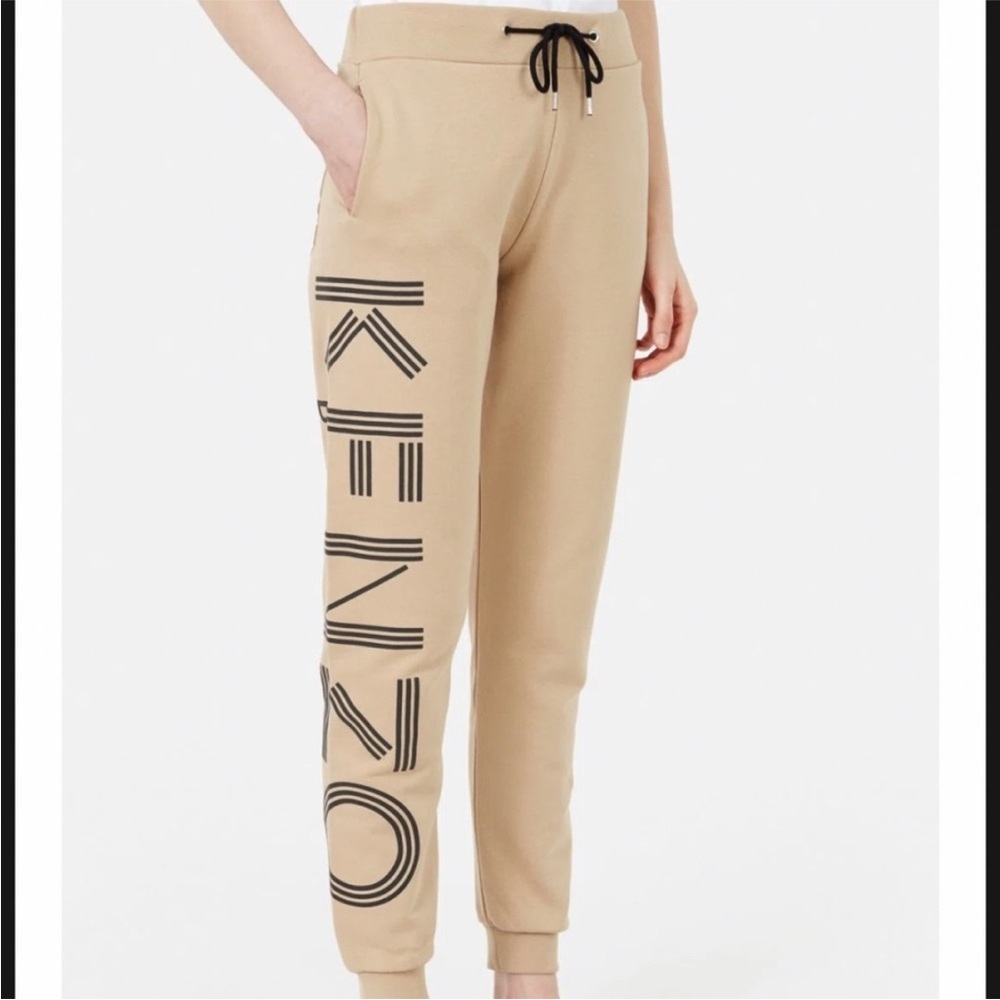 Kenzo Paris Jogo Sweatpants Joggers Pants Cream Black Medium